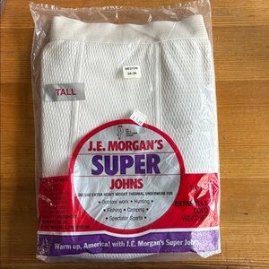 Vintage J.E. Morgan Super Thermal Long Johns - Made in USA NEW deadstock